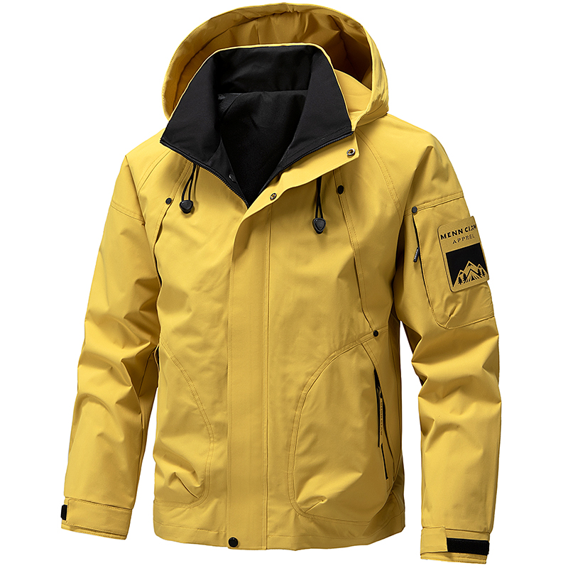 Outdoor Sport Windbreaker - 2026 Spring Waterproof Hooded Jacket Men