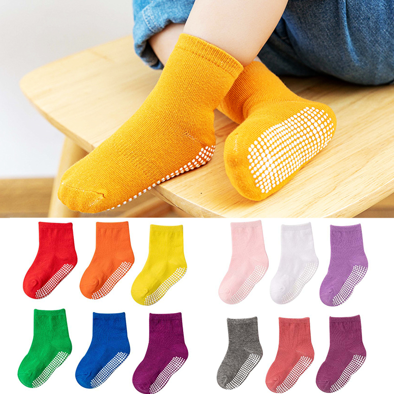 Trampoline Park Sock - 6 Pairs/Lot Spring Autumn Kids Anti-slip