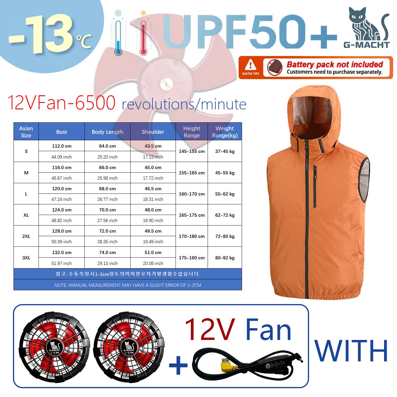 Summer Sport 12V/5V Fan Air Co – Outdoor Sport Windbreaker recenzja i cena
