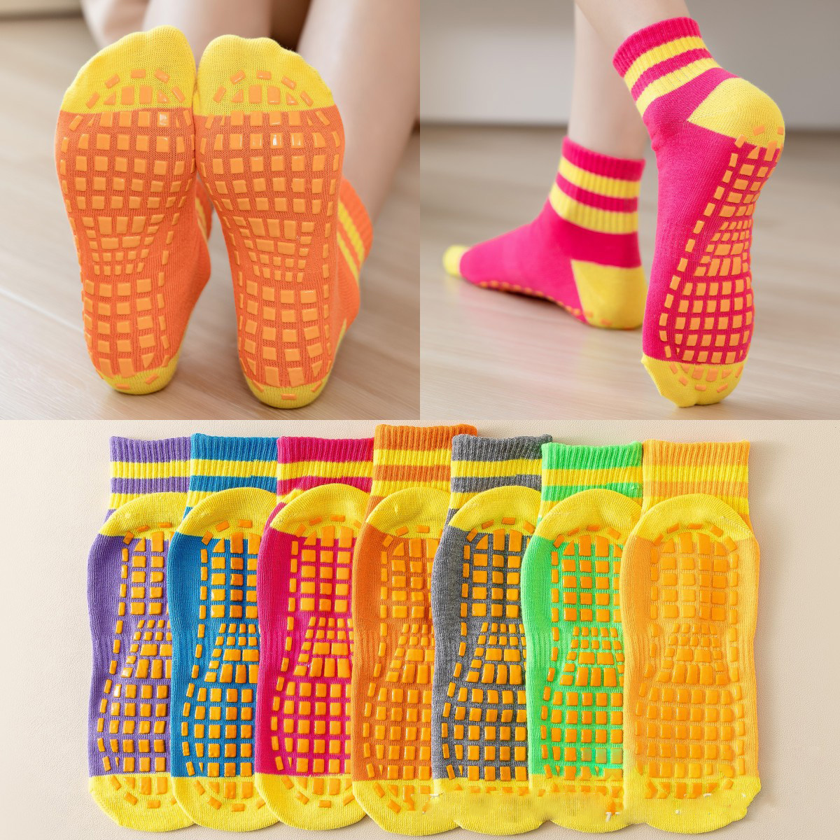 10 Pairs Pack Trampoline Socks – Trampoline Park Sock recenzja i cena