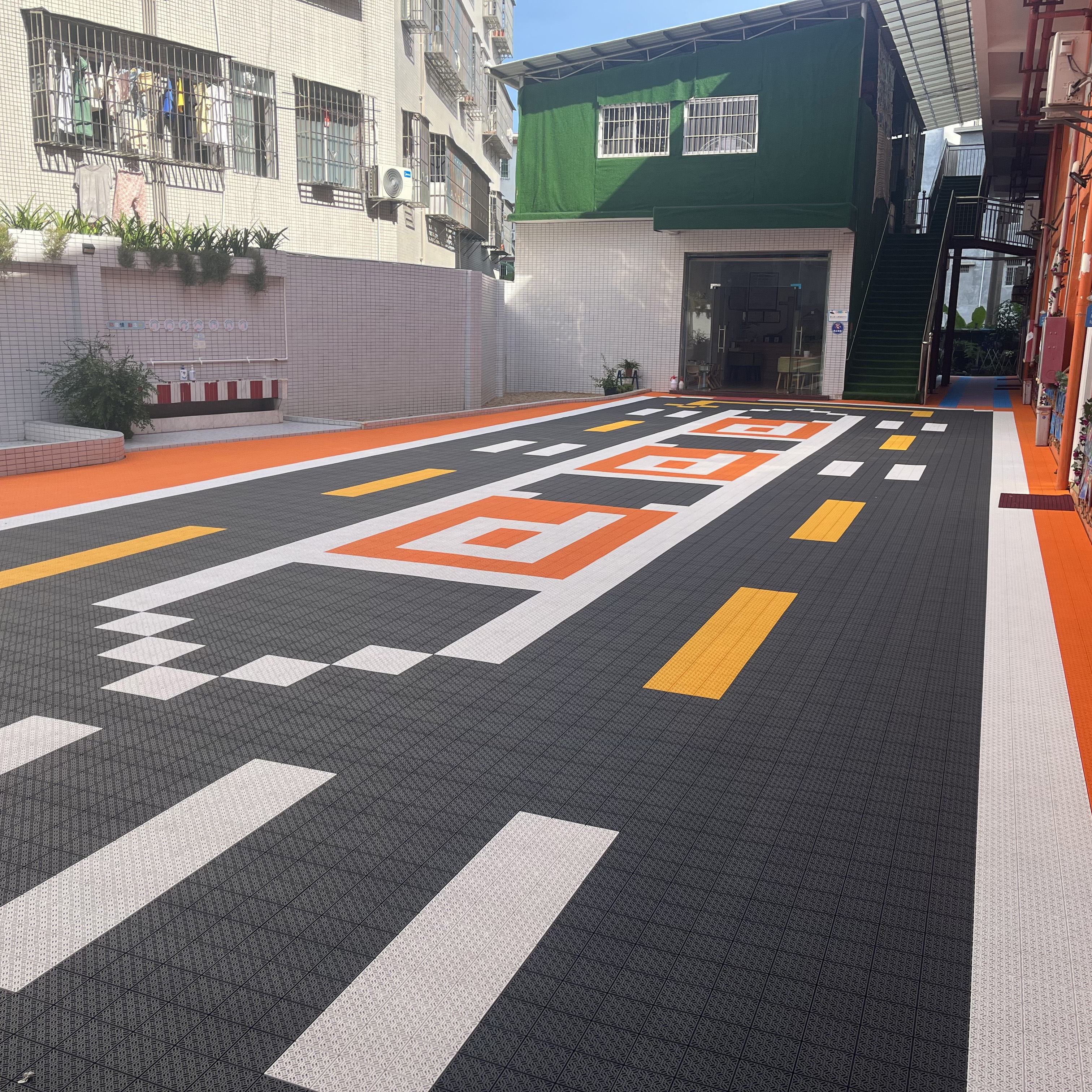 OEM Customized Indoor/Outdoor  – Outdoor Sport Court Flooring recenzja i cena