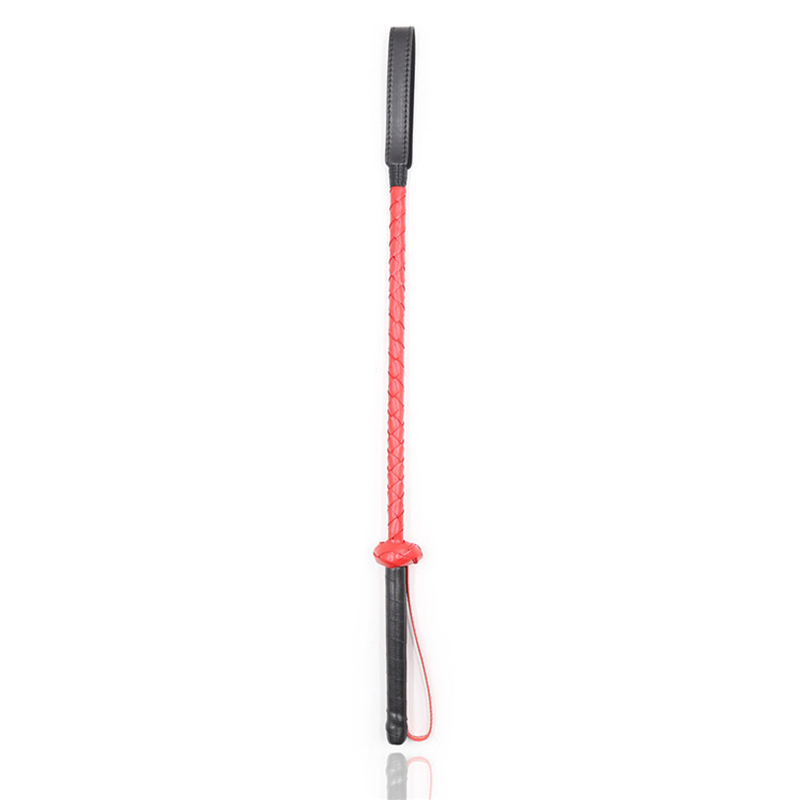 56cm Red and Black Leather Lon – Riding Crop Dressage recenzja i cena