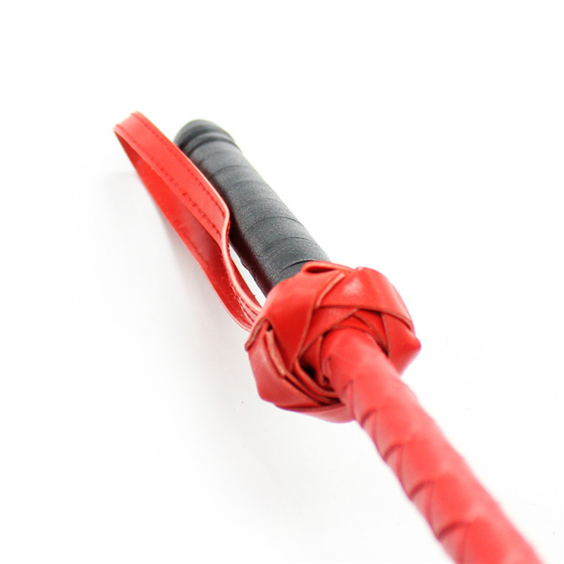 56cm Red and Black Leather Lon – Riding Crop Dressage recenzja i cena