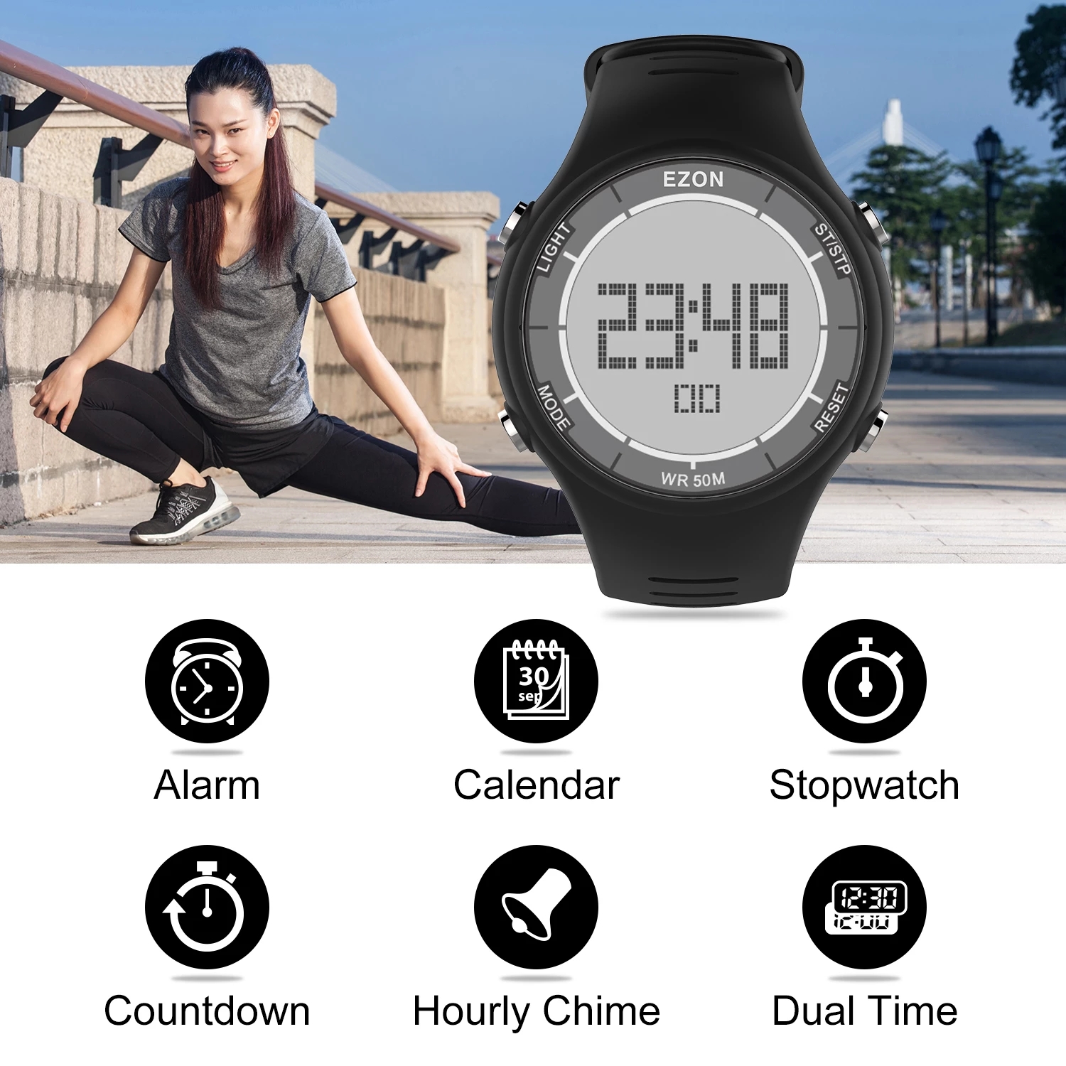 EZON New Fashion Woman Digital – Outdoor Sport Watch recenzja i cena