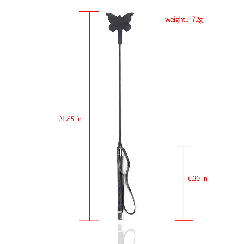55CM Black Silicone Butterfly  – Riding Crop Dressage recenzja i cena