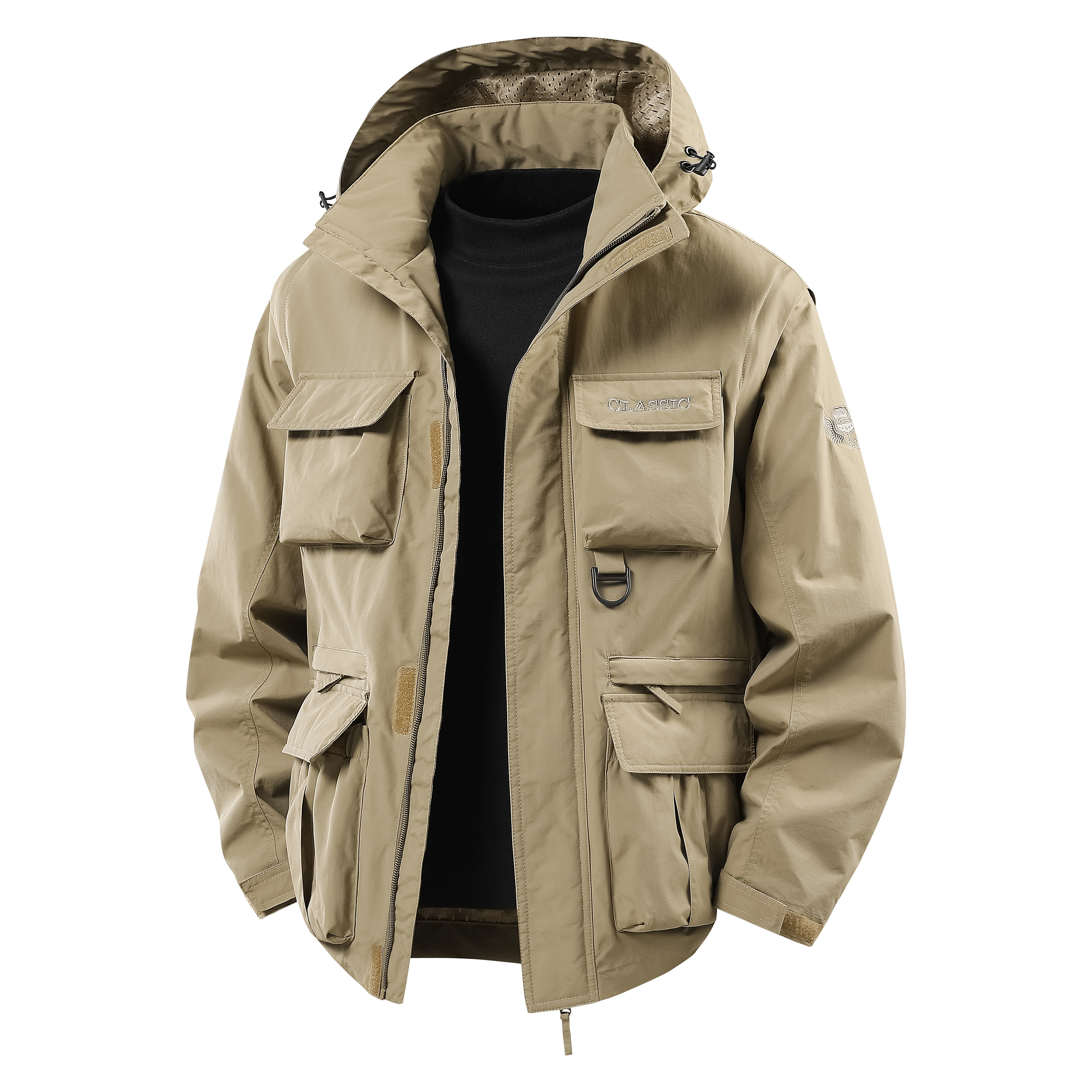 Men's Waterproof Hooded Jacket – Outdoor Sport Windbreaker recenzja i cena