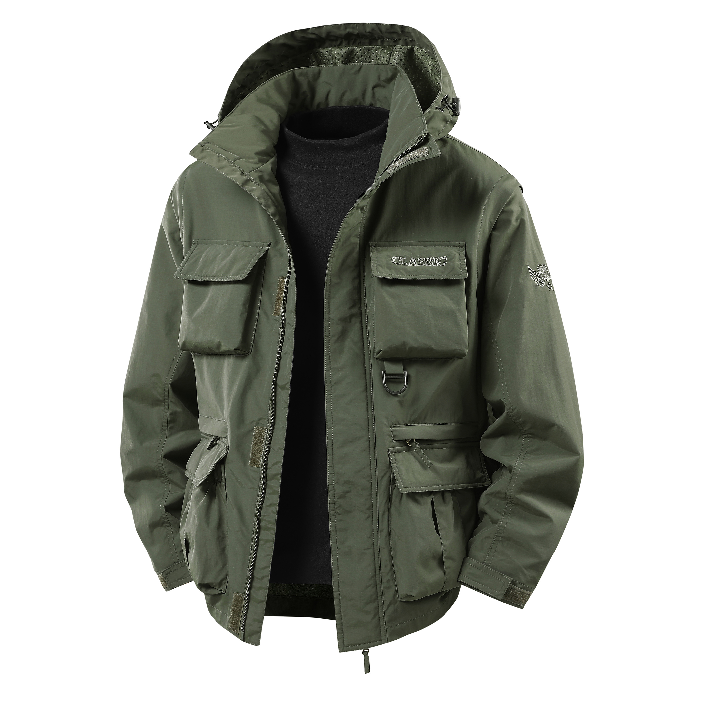 Men's Waterproof Hooded Jacket – Outdoor Sport Windbreaker recenzja i cena