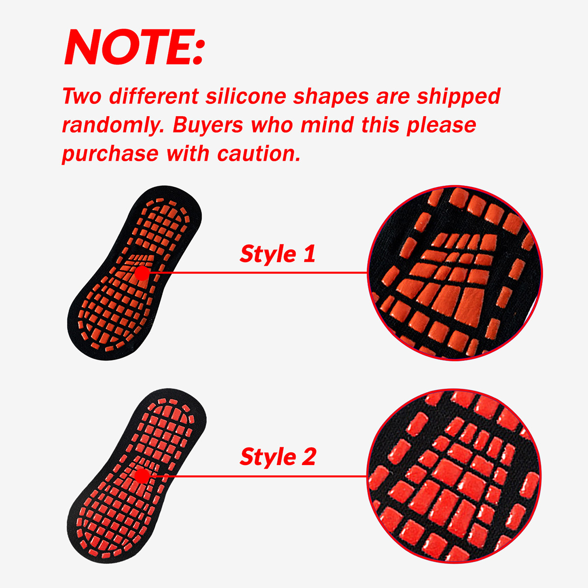 1/4 Pairs Unisex Silicone Non  – Trampoline Park Sock recenzja i cena