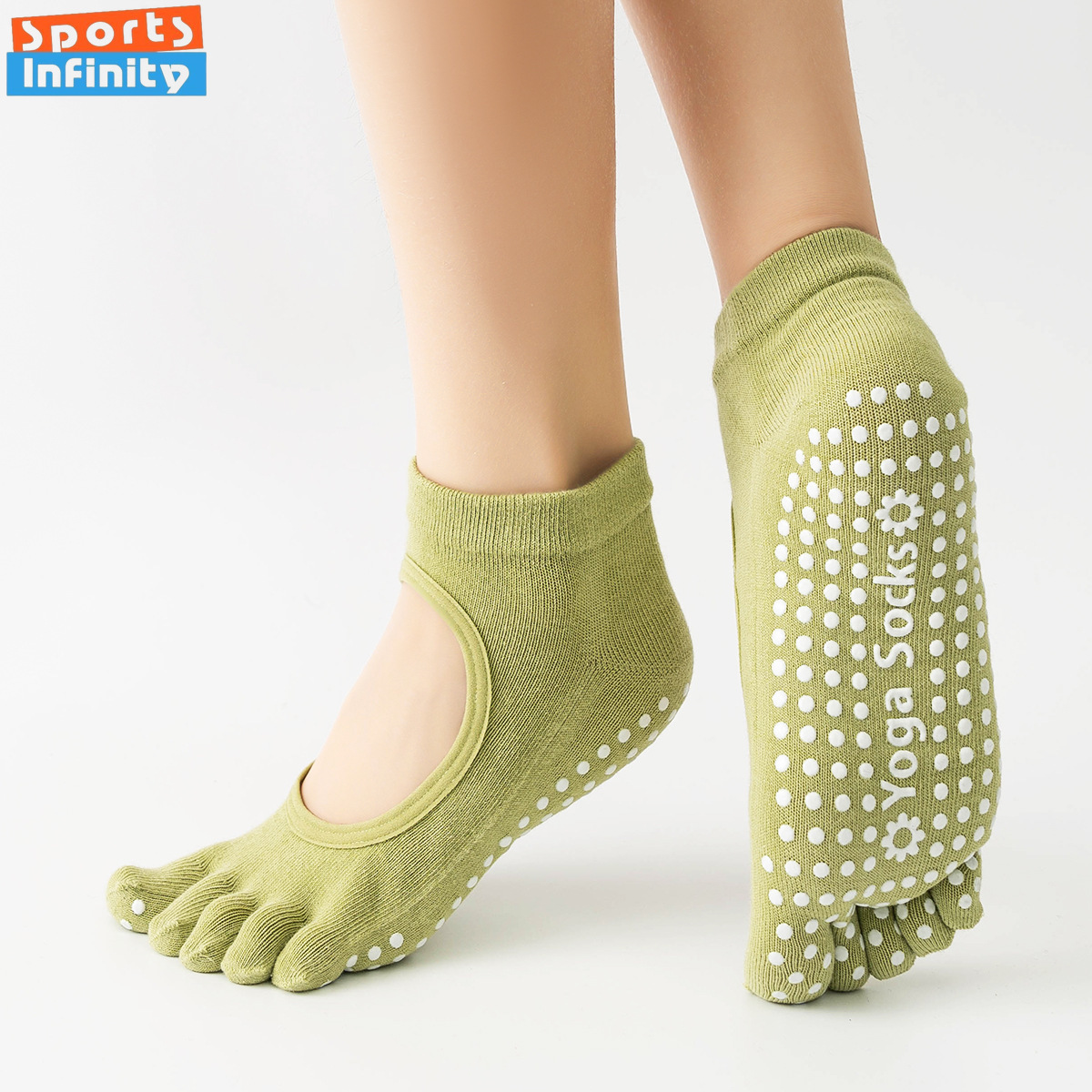 Lady Five Finger Backless Yoga – Trampoline Park Sock recenzja i cena