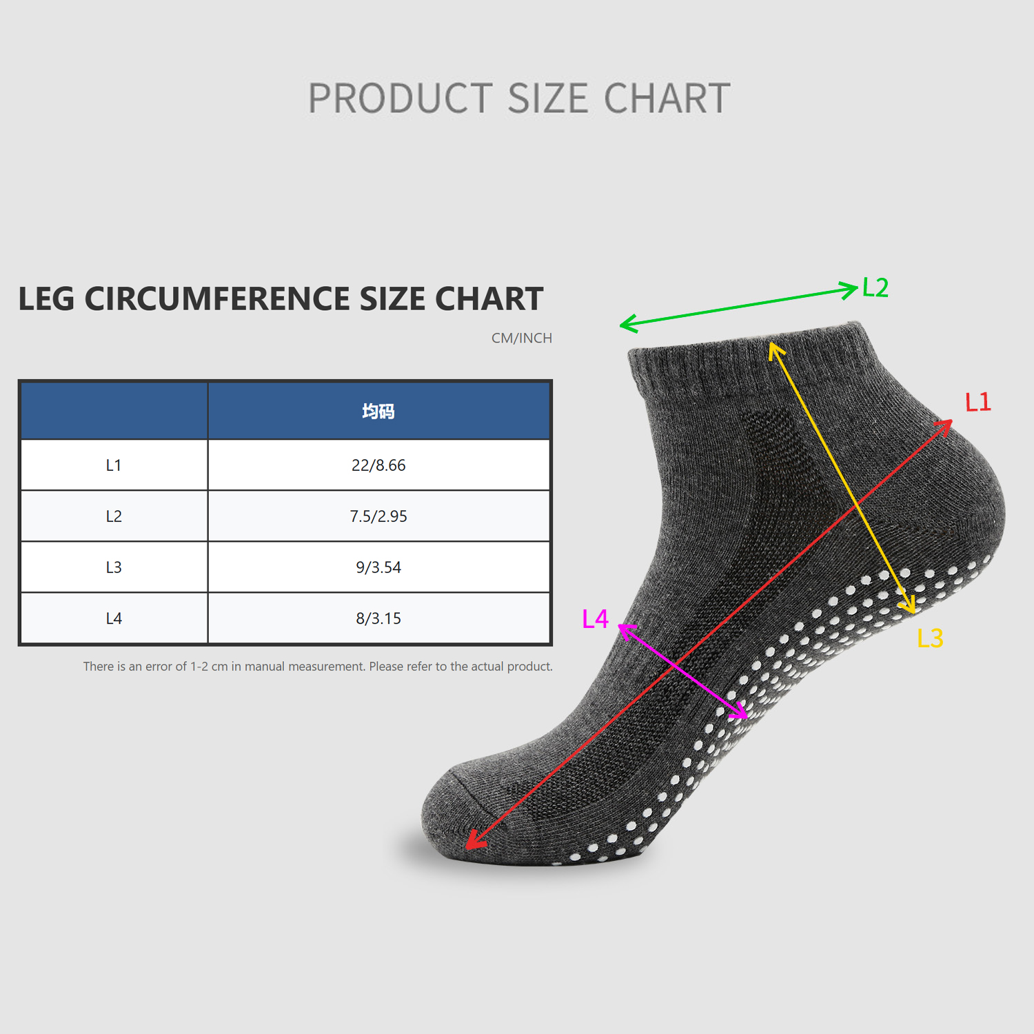 1pair/4pairs Black White Gray  – Trampoline Park Sock recenzja i cena