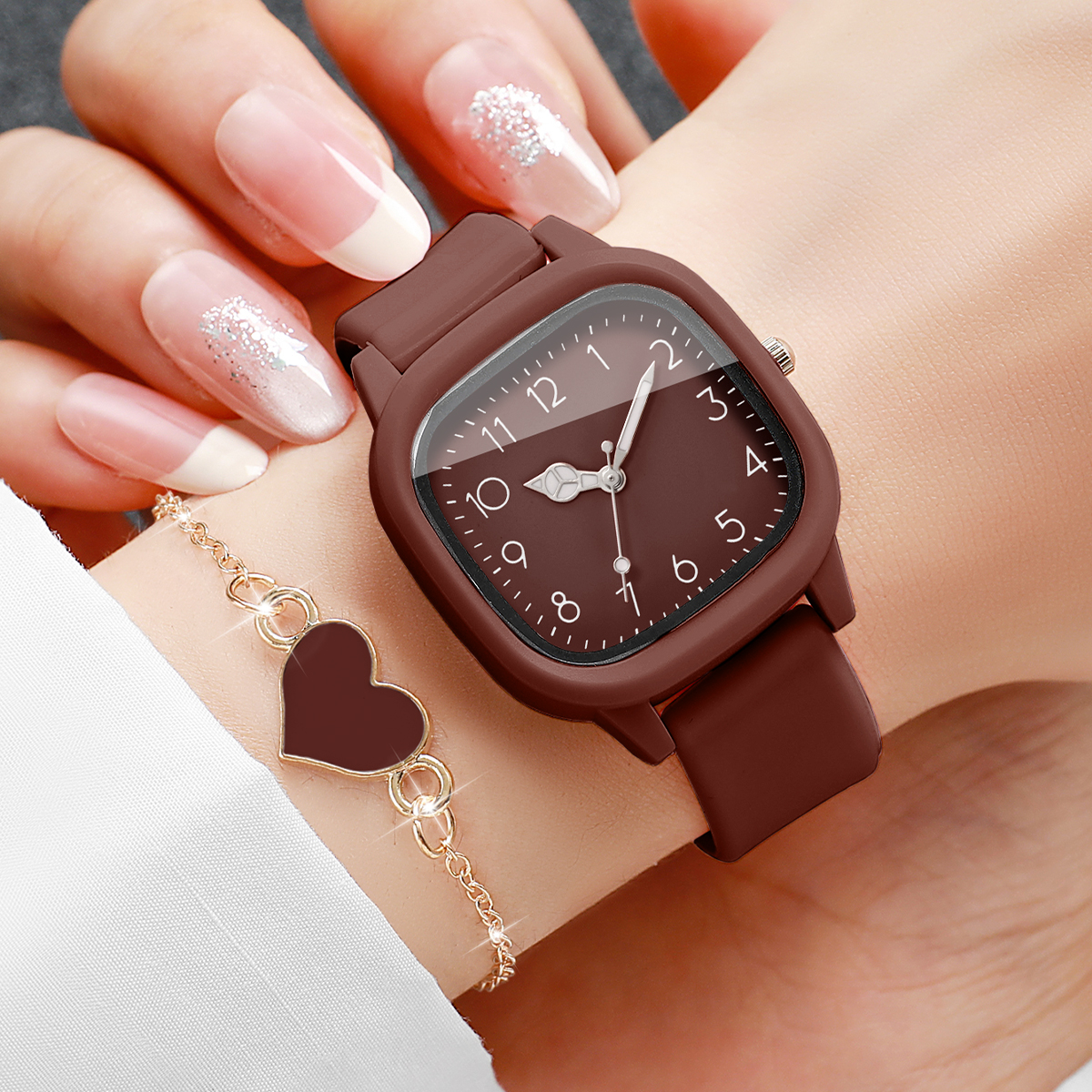 5PCS Fashion Women Watches Hea – Outdoor Sport Watch recenzja i cena