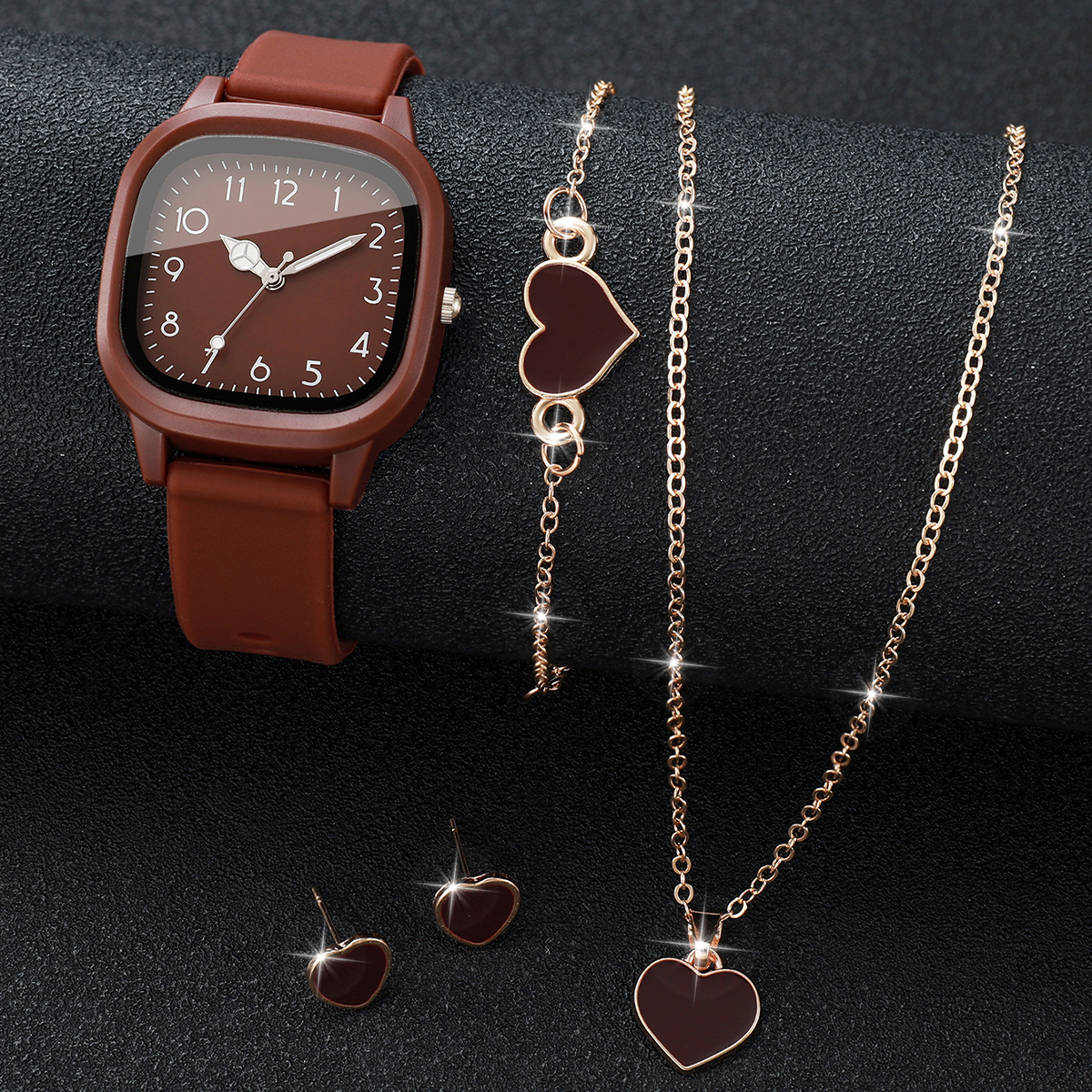 5PCS Fashion Women Watches Hea – Outdoor Sport Watch recenzja i cena