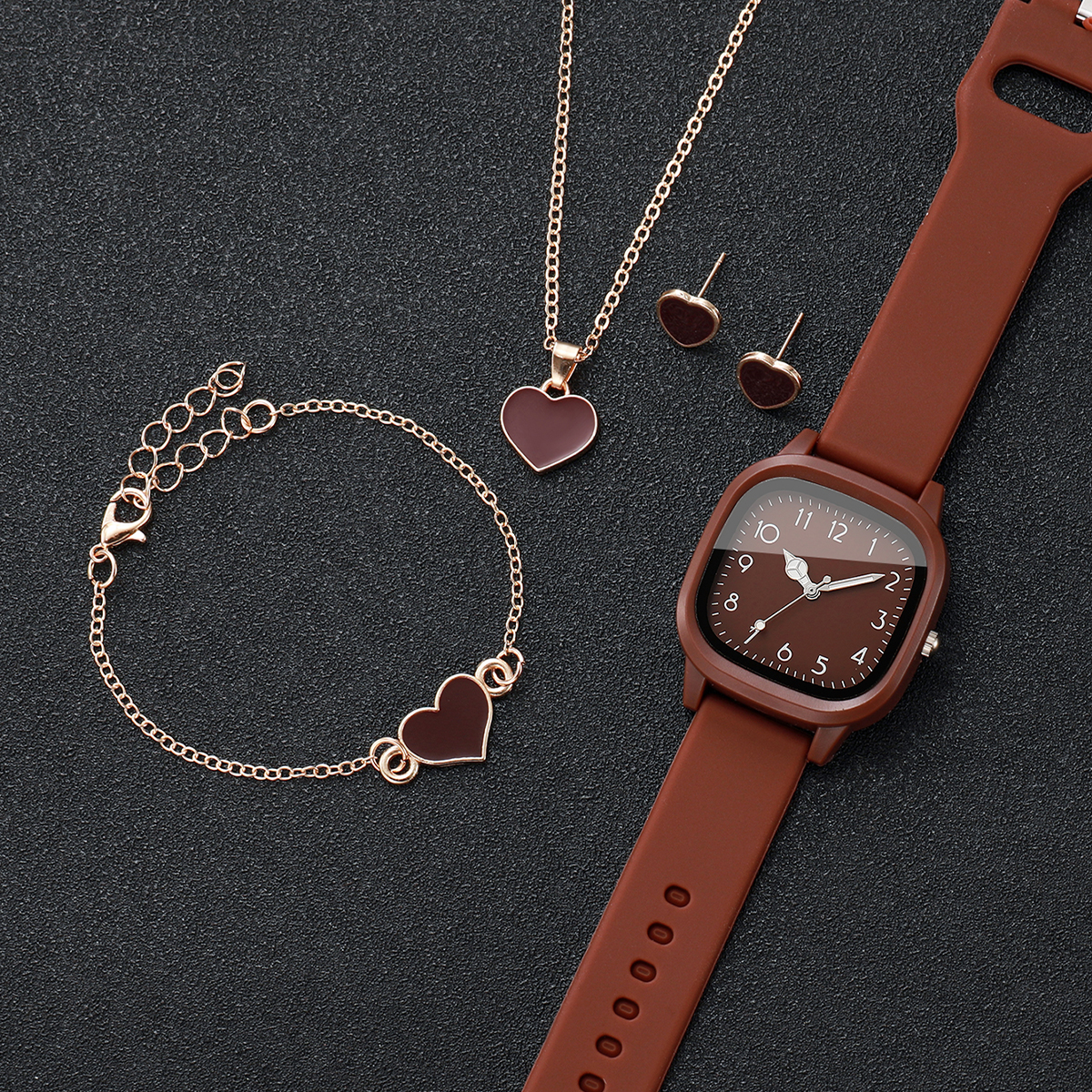 5PCS Fashion Women Watches Hea – Outdoor Sport Watch recenzja i cena