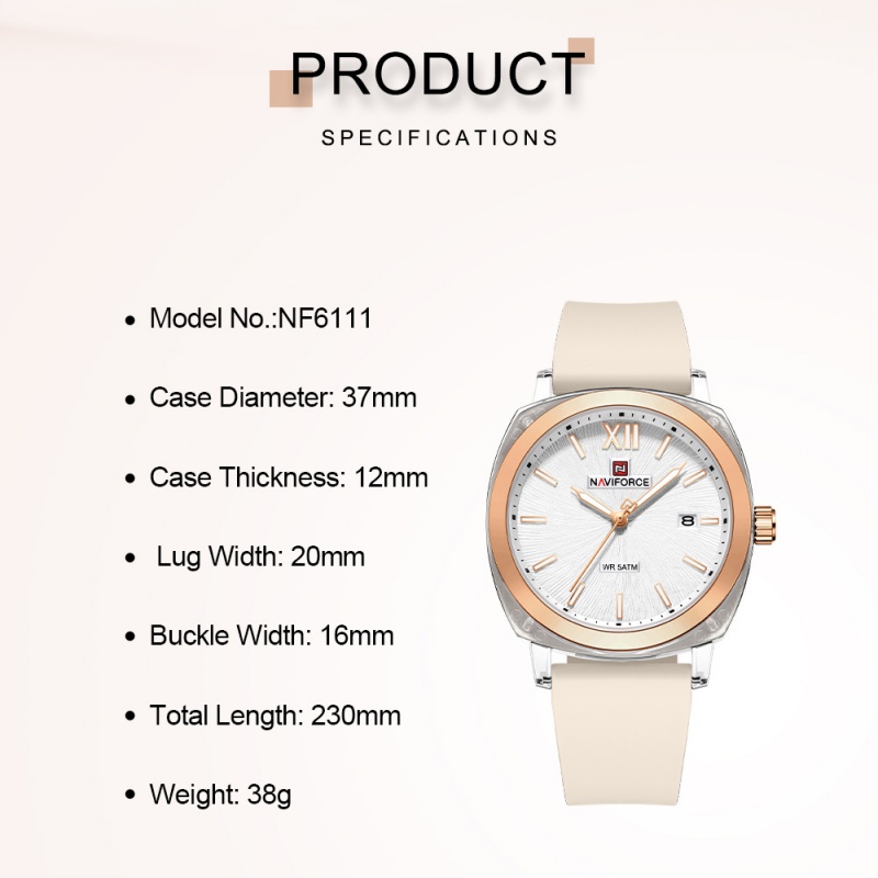 NAVIFORCE Minimalist Style Wom – Outdoor Sport Watch recenzja i cena