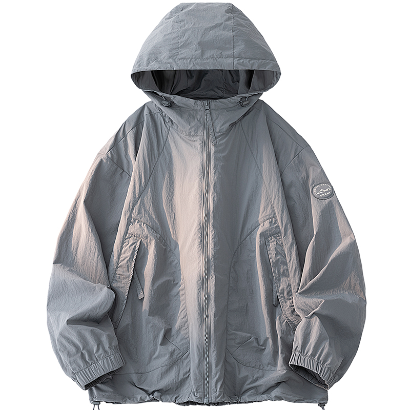 Outdoor UPF50+ Men's Hooded Su – Outdoor Sport Windbreaker recenzja i cena