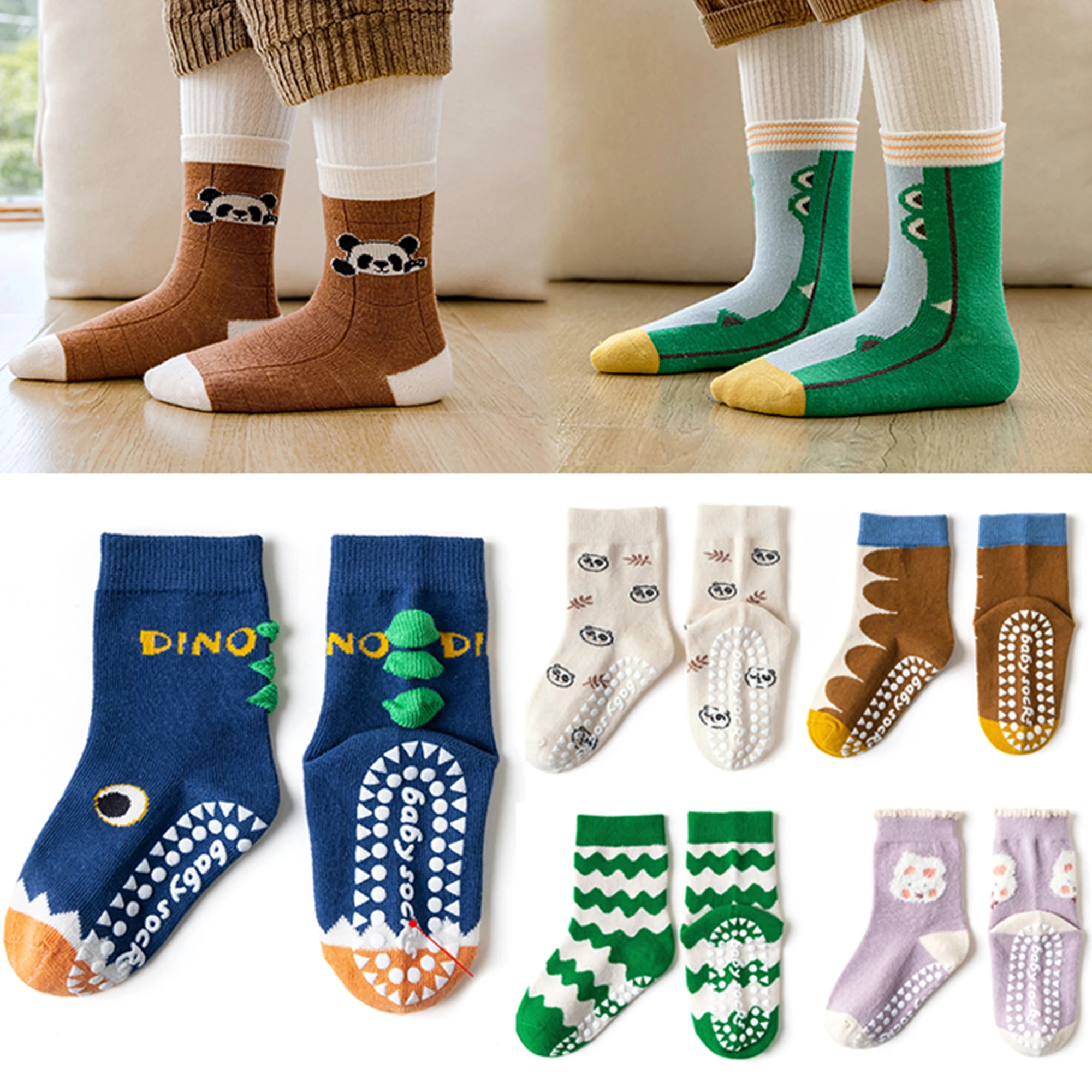 5 Pairs Cute Rabbit Baby Girl  – Trampoline Park Sock recenzja i cena